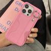 Lychee Pattern Card Bag Is Suitable for Apple 14promax Mobile Phone Case Iphone13 Anti-drop 12 Wristband Bracket 11/8p.