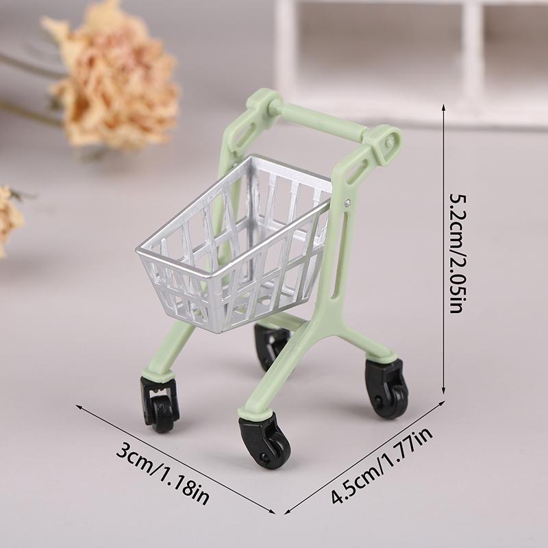 

1/12 кукольный домик симулятор тележка для покупок корзина лоток кукольный домик мини-супермаркет аксессуары кукольный домик украшения A3