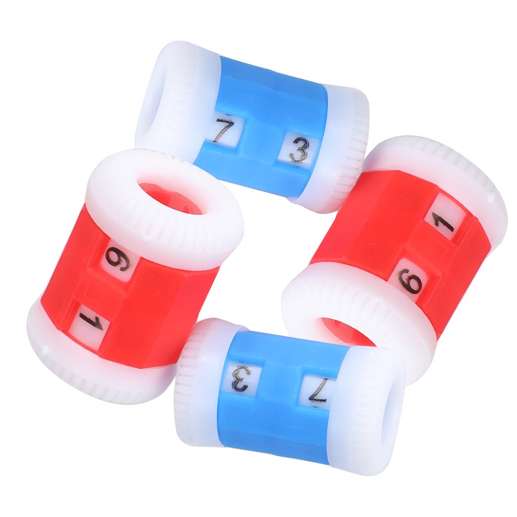Plastikowy dzianinowy licznik Knitting szydełkowy ścieg Marker wiersz pierścień akcesoria do narzędzi do szycia kolor(2xL 2xS )