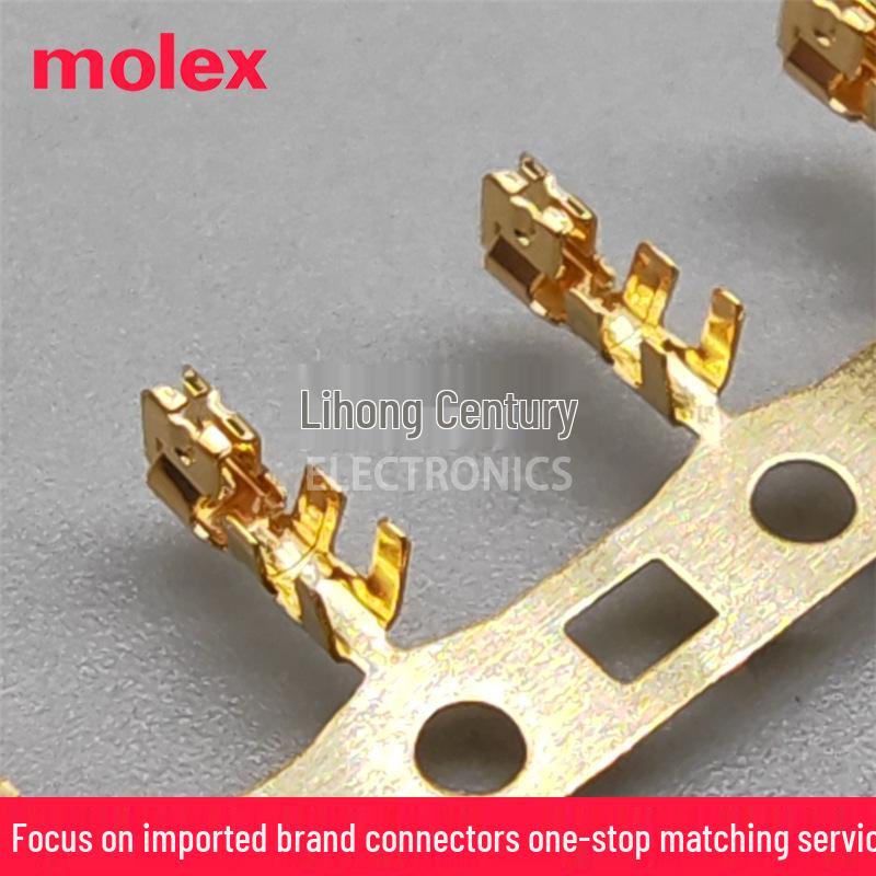 Molex 56161-8081 Gold Connector 2-22 AWG Terminal