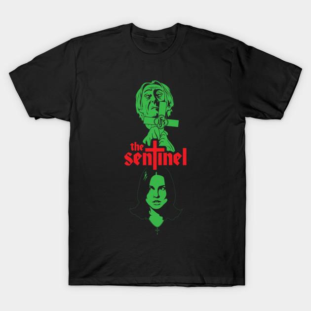

Men Black Print T-shirt The Sentinel No-Cut Transfer Paper Print Cotton Tshirt M чёрный