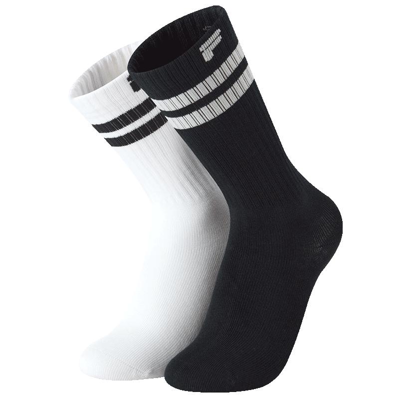 FILA Kids' High-Waist Socks 2-Pack
