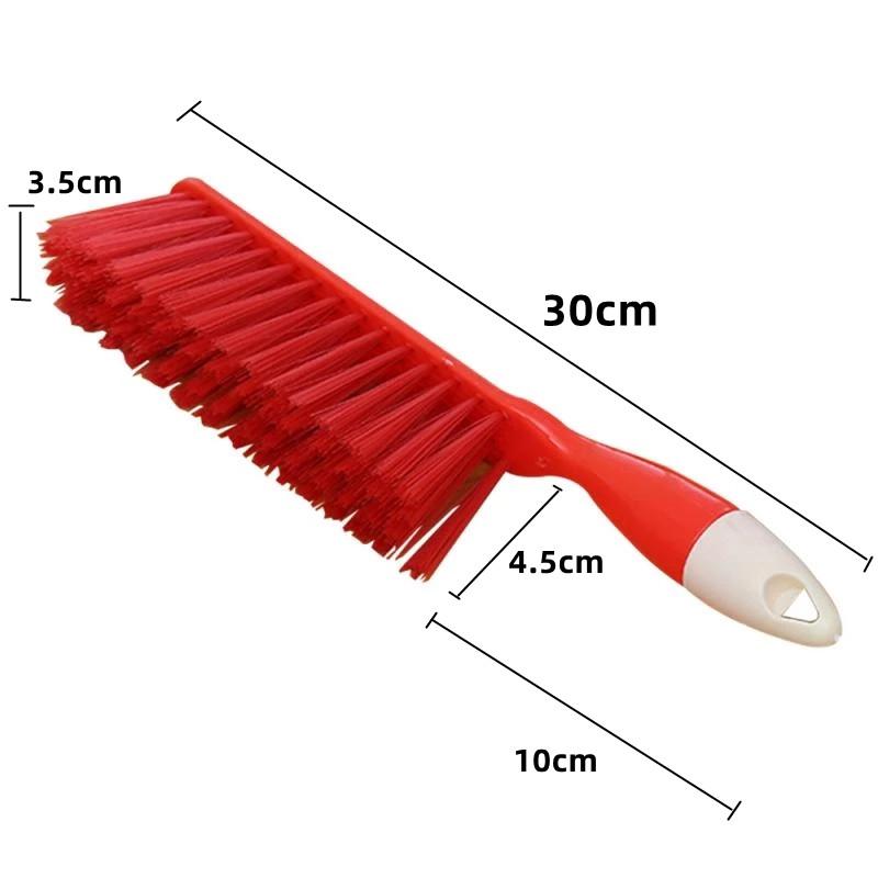 1pcs Long Handle Bristles Bed Brush Wooden Antistatic Dust Brushes Carpet Sofa Clothes Sweeping Broom Household Cleaning Tools
