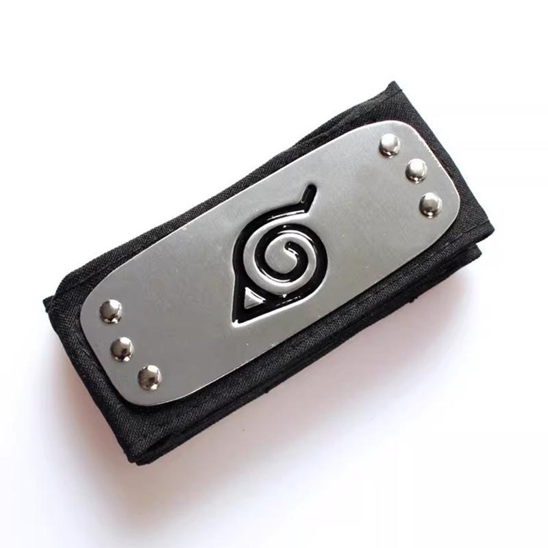 

Anime Naruto Ninja Headband Uzumaki Akatsuki Kakashi Figurine Cosplay Headbands Forehead Protector Props Halloween Party Present