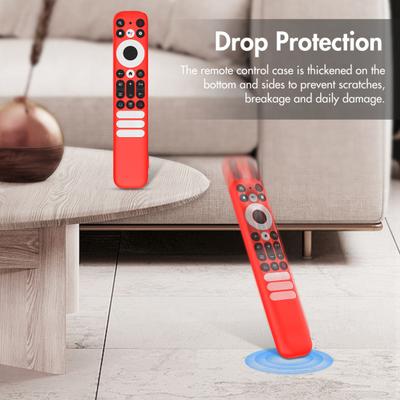 Custodia protettiva antiscivolo in silicone per telecomando Custodia protettiva a 360 gradi Custodia antiurto per telecomando TCL RC902V/802NU1