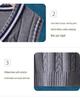 Strikket ermeløs vest for barn: Vår & Høst College-stil Skoleuniform
