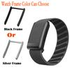 Kompatibel für Whoop 5.0 Nylon-Gewebe Weiches Atmungsaktives Verstellbares Ersatz-Armband für Whoop 5.0 Metallrahmen Band Zubehör