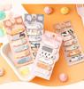 4pcs Kawaii Cat & Puppy Shaped Memo Stickers Self-Adhesive Cartoon Index Labels Sticky Notes Creative Classification Pad