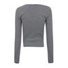 Levis Womens/Ladies Pinstripe Ribbed V Neck Long-Sleeved Top
