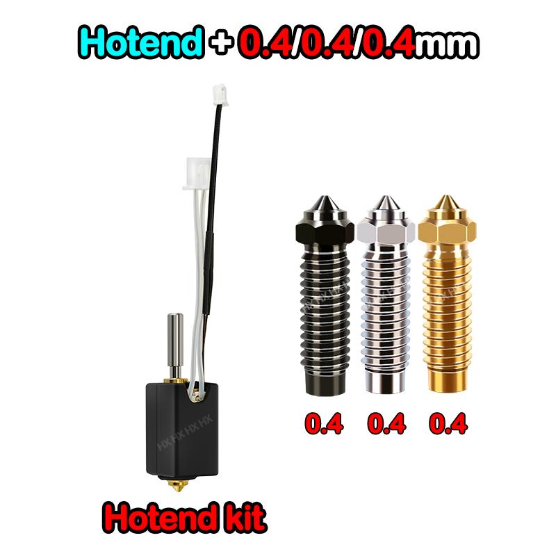For Elegoo Neptune 4 Plus/Neptune 4 Max 3D Printer Print Head 24V 80W Hotend Kit Ceramic Heating Rod Extruder Head Nozzle