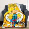 Hey Arnold Themed Flannel Blanket Personalized Name Soft Warm And Versatile For Sofa Bed Office And Travel Machine Washable Comfortable In All Seasons