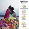 1pc, "Jungle Book Adventure: Pinky and Perky's Home Decor Blanket, Perfect for Couch, Bed, Travel, Camping, Car, Beach, Office Nap, Gift Idea"X075