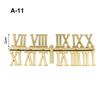 Clock Numerals Parts Gold Quartz Needle Roman Numerals