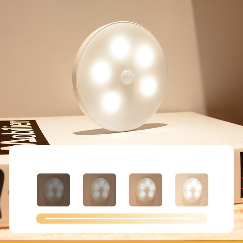 Motion Sensor Light Night Light LED Rechargeable Sensor Wireless Energy-Saving Bedroom Wall Cabinet Light Body Induction Lamp