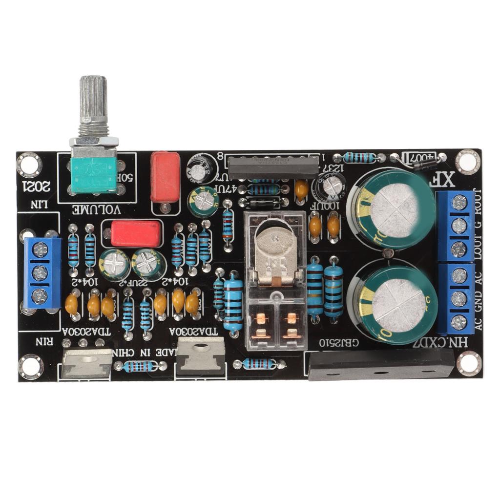 LM1875T Power Amplifier Board Professional Support 2.0 Stereo Dual Channel System Volume Adjustment Power Amp Module