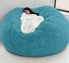 Plush Faux Fur Bean Bag Sofa - Available in 5FT, 6FT, and 7FT Sizes