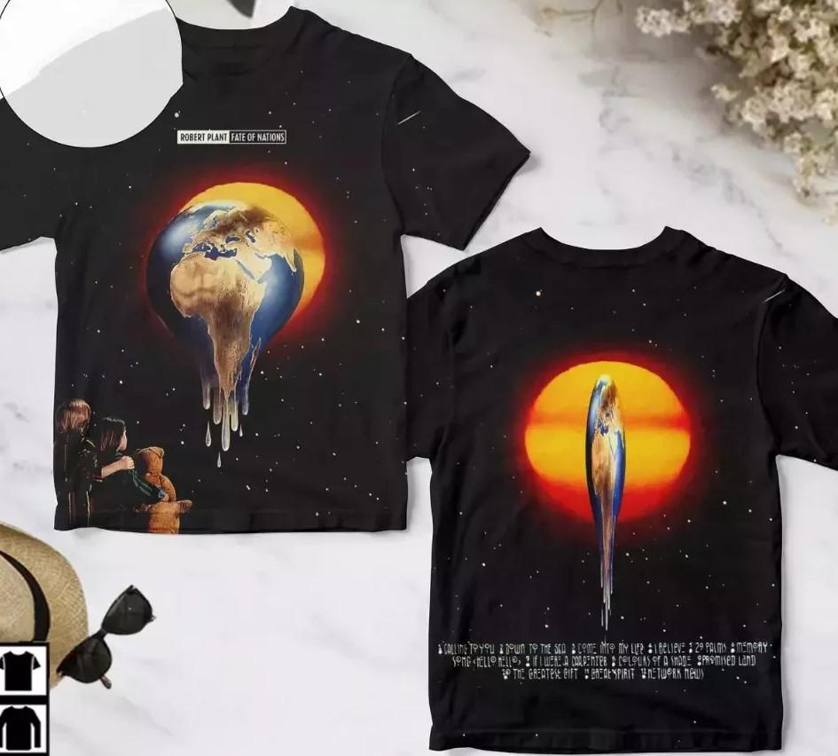

Fate Of Nations Album Robert Plant AOP 3D T-shirt UB561 2XL