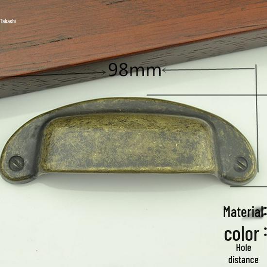 Vintage Seashell Drawer Handle for Chinese & European Cabinets