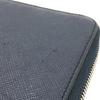 PRADA 2ML188 logo Zip Around Long Wallet Safiano leather blue/SilverHardware