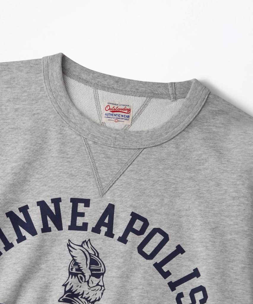 OUTSTANDING V.S.C Sweat(Minneapolis)_3%Melange Gray