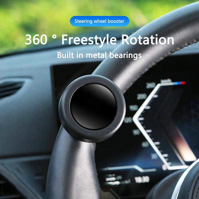 Car 360° Steering Wheel Spinner Knob Power Handle Ball Turning Helper Booster For Honda Odyssey CR-V Civic XR-V HR-V City Accord