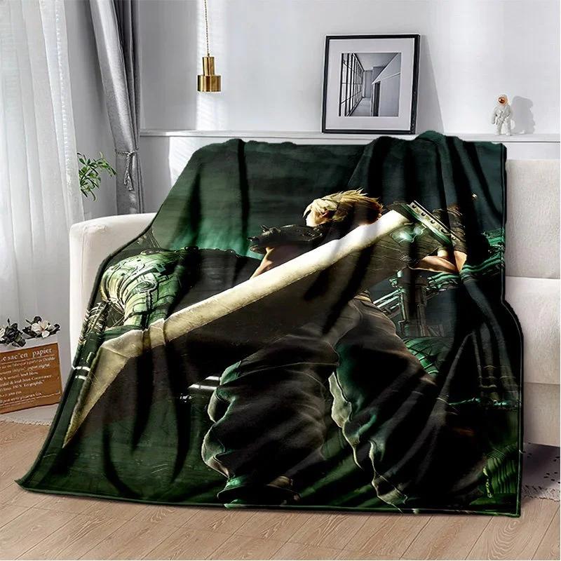 Fashion Final Fantasy Series Game Soft Plush Blanket,Flannel Blanket Throw Blanket For Living Room Bedroom Bed Sofa Picnic
