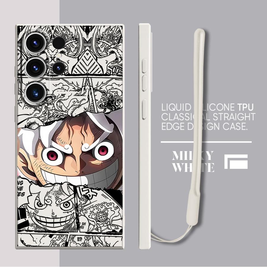 One Piece Retro New Phone Cover Case for Samsung Galaxy S25 S23 S21 Plus S20 FE S24 Ultra Note 20 10 Ultra S25Edge S22