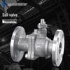 316L High-Pressure Heavy-Duty Manual Ball Valve Q41F/H-100C, Steam-Resistant, High-Temp, 304 Stainless Steel, Flanged.