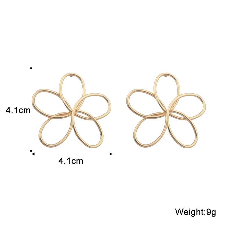 New Flower Hanging Earrings White Enamel Floral Acrylic Petals Crystal Imitation Pearl Dangle Earrings for Women brincos