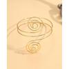 4-6 Adjustable Arm Band Set with Cuff Bracelets for Women