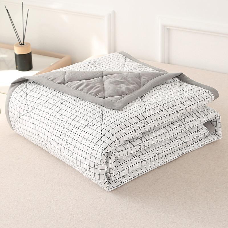 Spring Summer Quilt Queen Mechanical Wash Comfortable Comforter Single Double Blanket Quilts for Children Adults