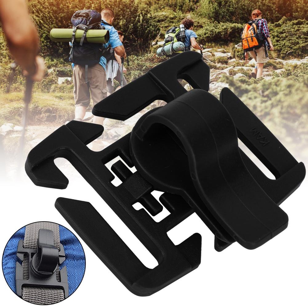 10 Pcs Adjustable Drink Tube Clip Rotatable Outdoor Backpack Buckle Backpack Accessories