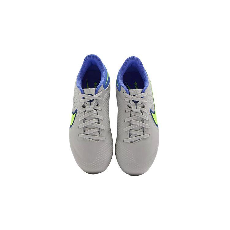 Nike Tiempo Legend 9 Academy FG MG Comfortable Versatile Shock Absorption Low Top Kids Soccer Shoes Kids Soccer Shoes Gray Blue DA1333-075