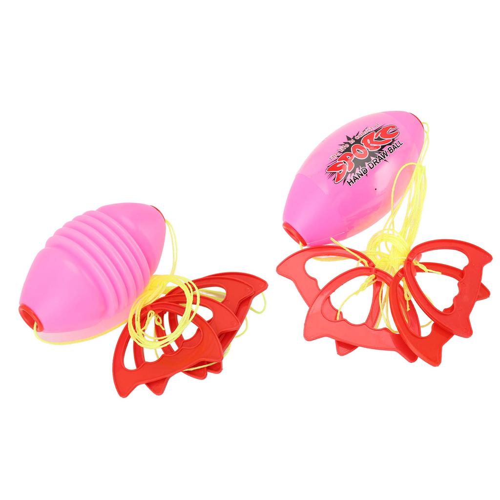 2Pcs Pull Ball Game Set Indoor Outdoor Sports Early Development Activity Toy Parent Child 2 Person I