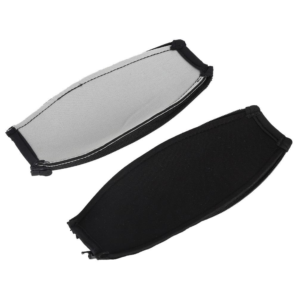 

2PCS Black+Gray Replacement Headband Cover Bumper Cover for QC15 QC25 QC35 Replacement Parts