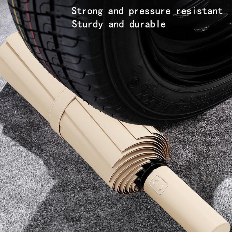 24 Bone block the wind Automatic Folding Umbrella Big Wind Resistant Reinforced Double Umbrella Outdoor In Rainstorm Sunny Day