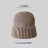 Solid Color Light Version Knitted Hat In Stock Simple and Versatile Warm Woolen Hat  Large Head Circumference Cold Hat