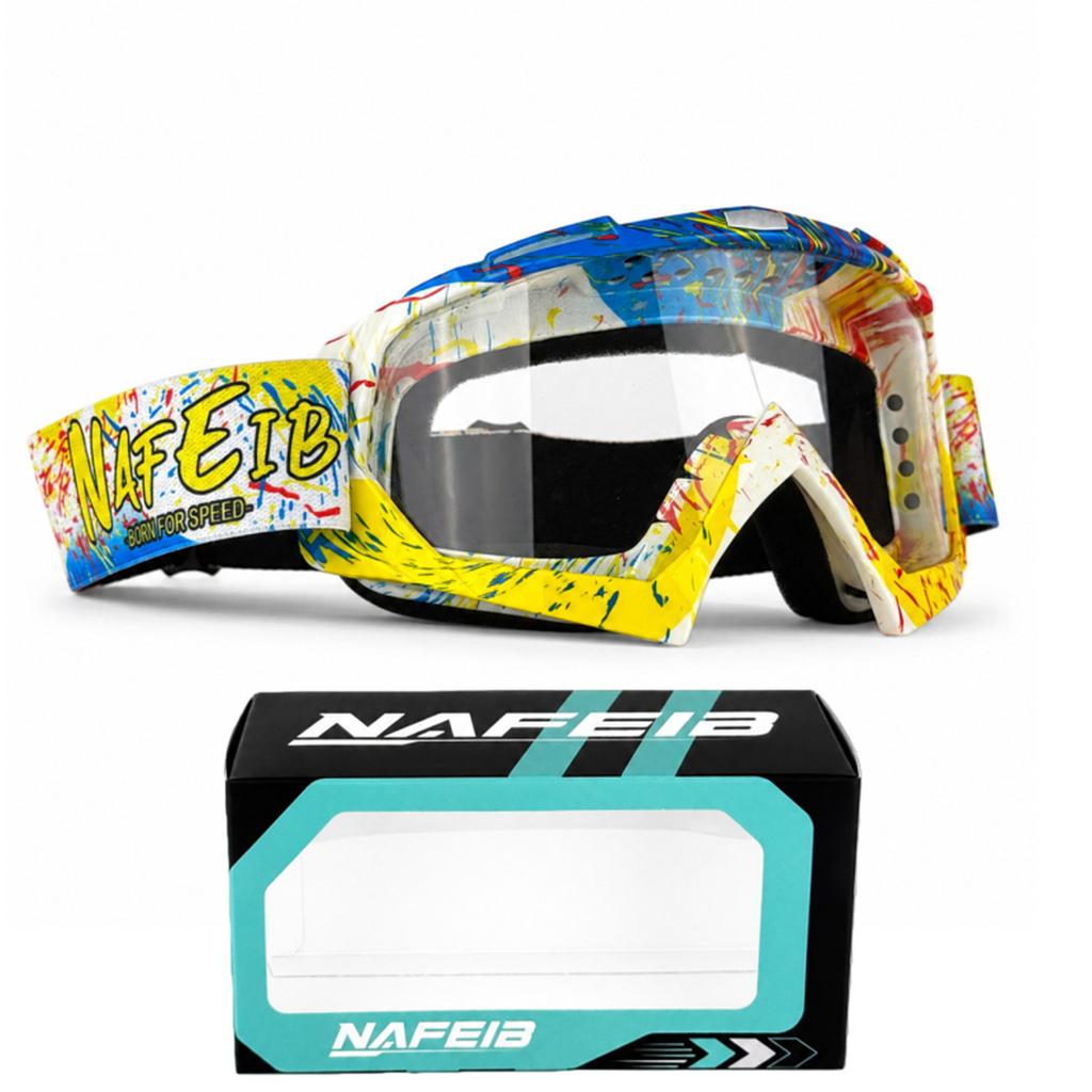 Transfer-printed goggles, cycling gear, off-road cycling glasses, motorcycle goggles, ski goggles, windproof and sandproof goggles