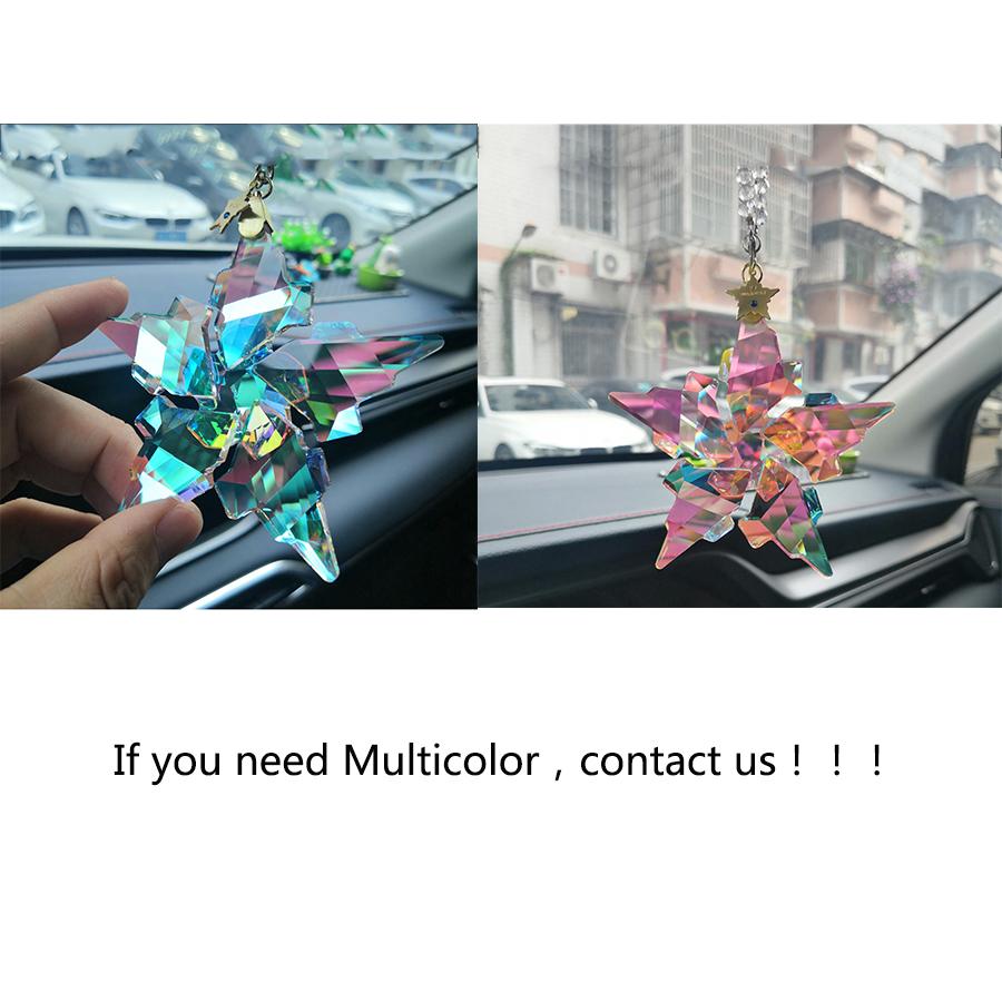 Year's Christmas Decoration In the Form of a Crystal Star-snowflakes for the Christmas Tree, 2021
