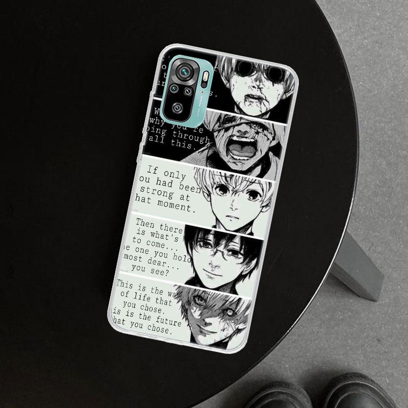 Anime Tokyo Ghouls Terror Handyhülle Cover für Xiaomi Redmi Note 15 14 13 12 11 Pro Plus 14S 12S 11S 11T 11E 10S 10 Individuell F