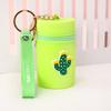 Pocket Cute Pattern Multifunctional Silicone Coin Purse Headphone Storage Bag Key Chain Bucket Bag