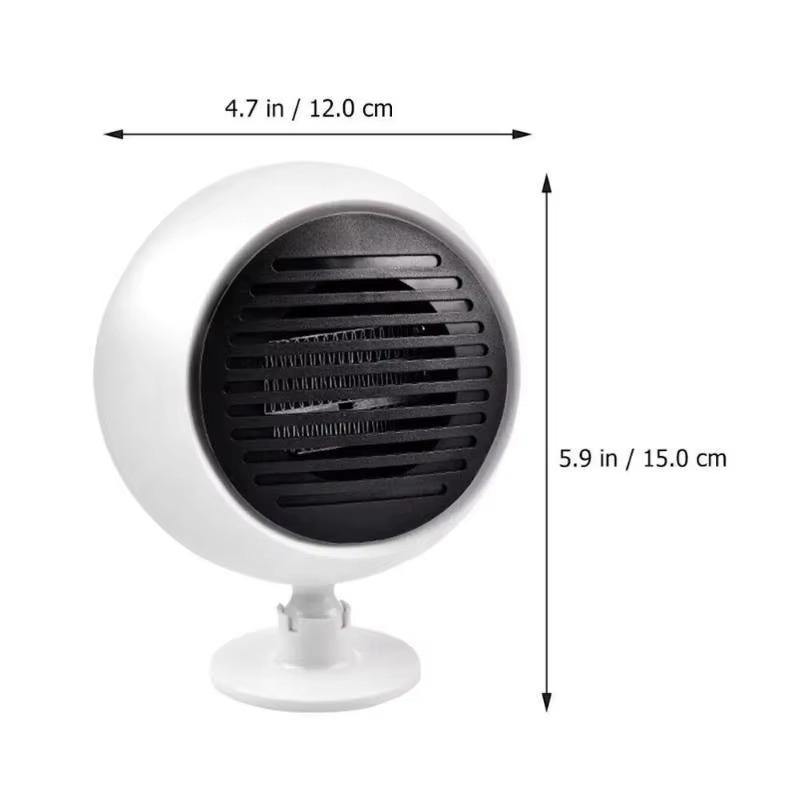 Portable Electric Car Dash Fan Cigarette Lighter Plug Fast Heating Remove Windshield Fog And Defrost Serving As A Car Heater Fan