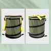 Folding Camping Bucket Outdoor Bucket Folding Storage Trash Bin Water Container Organizer With Lid & Handle For Camping Fishing