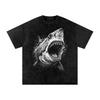 Shark | Snow Washed Oversized Cotton T-Shirt and Kids Shirt