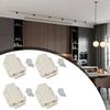 Kitchen Push To Open Touch Latch Tools 4pcs 55x43mm ABS Bookcases Cabinet Cupboard Drawer Accessories Hardware Useful