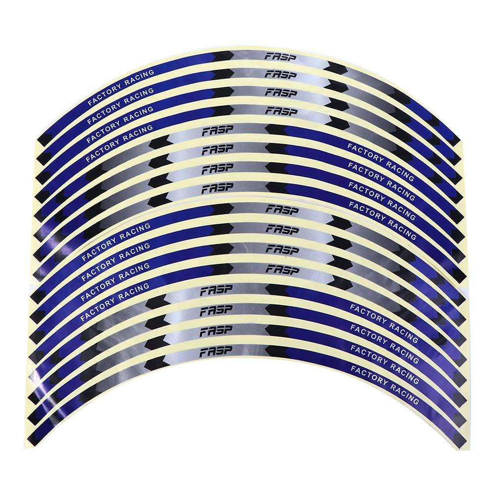 Decals 17"18" Reflective Rim Tape Motorbike Rim Tape Car Wheel Stickers Motorcycle Wheel Stickers