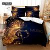 Music Duvet Cover Set, Fashion Bedding Set, Soft Comfortable Breathable Duvet Cover, For Bedroom Guest Room Decor