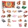 -Day Advent Calendar with 3D Printed Articulated Forest Animal Figures for Kids Surprise Toy Gift Set