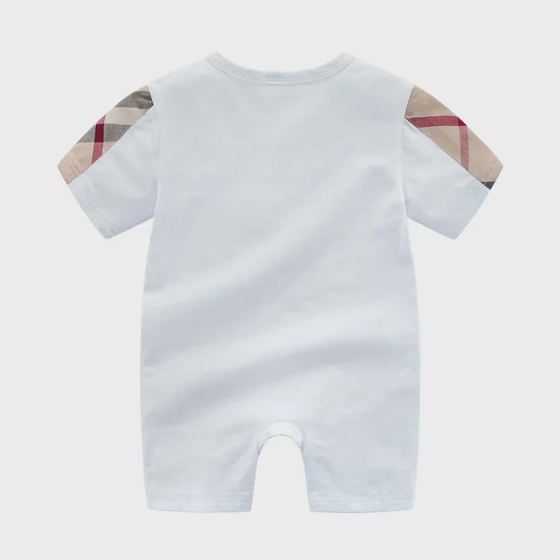Unisex Baby Summer Romper - 3 Months, Short Sleeves, Lightweight, 100% Cotton