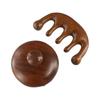 Sandalwood Meridian Massage Comb Scalp Relax Scalp Meridian Massager Sandalwood Hair Comb  Straight